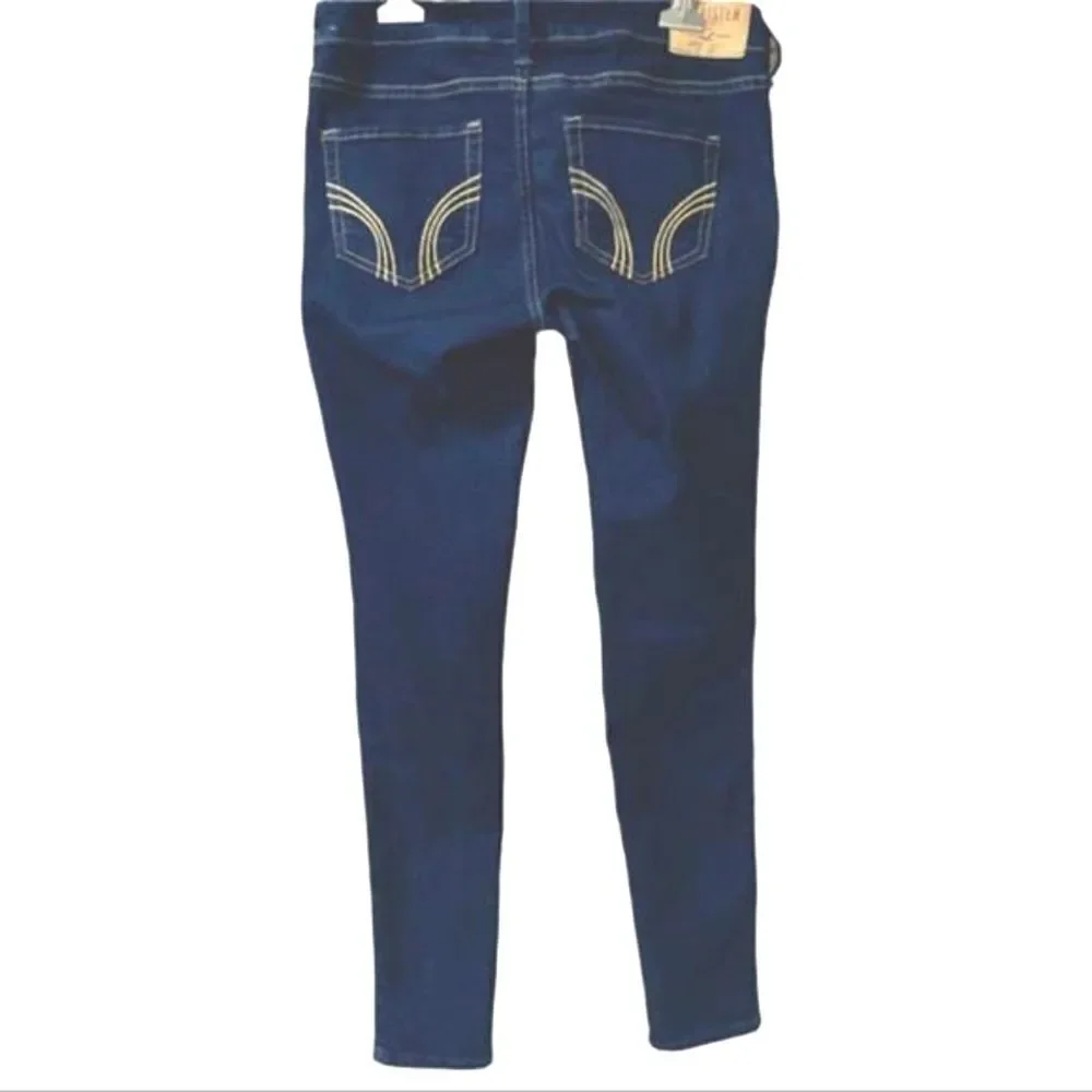 Hollister Women's Super Skinny Denim Blue Jeans Size 4